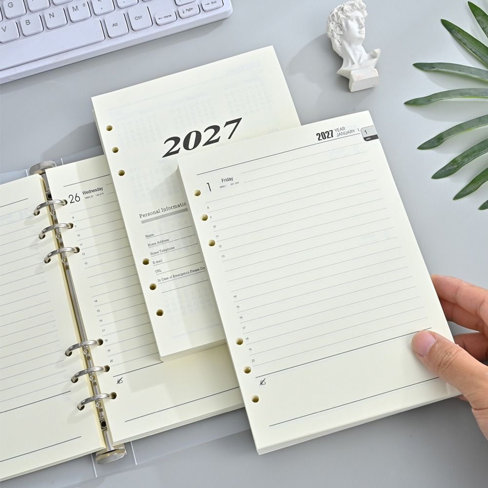 Meal Prep Notebook - A5 2027 Günlük Ajanda Planlayıcı Defter