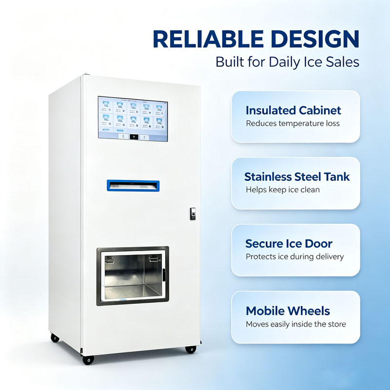 Ticari Otomat Buz Otomatı Otom - Meal Prep Vending Machine incelemesi ve fiyatı