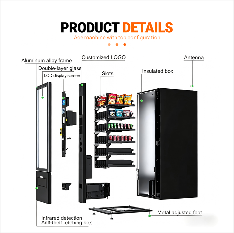 Jetonlu ve Kağıt Parayla Çalış - Meal Prep Vending Machine incelemesi ve fiyatı