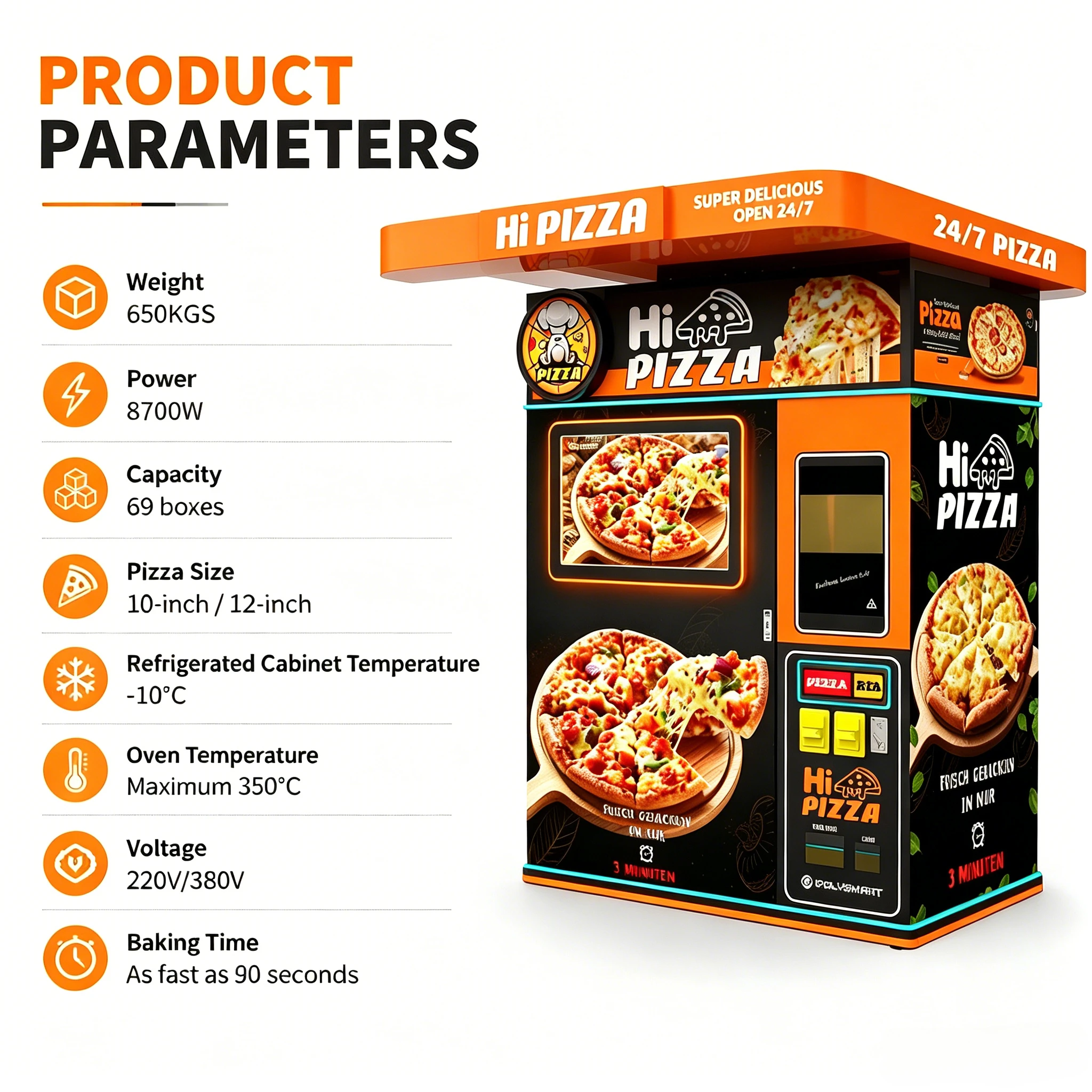 Özelleştirilmiş Tam Otomatik P - Meal Prep Vending Machine incelemesi ve fiyatı