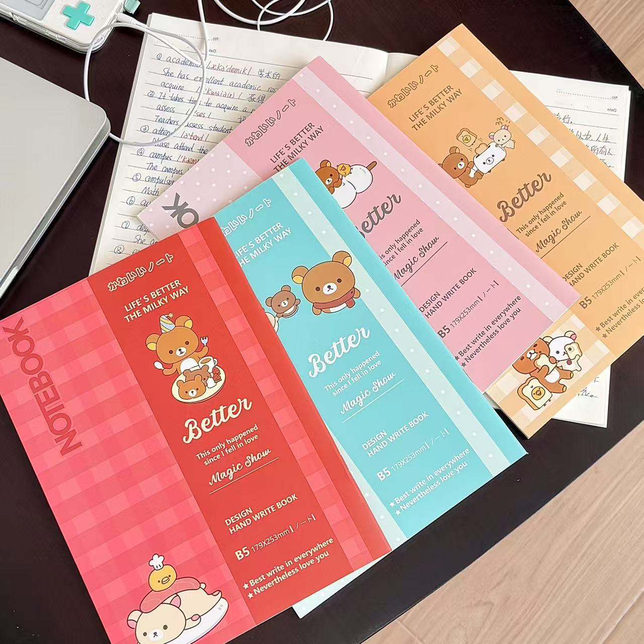 Kawaii Rilakkuma Ayı Çizgili D - Meal Prep Notebook incelemesi ve fiyatı