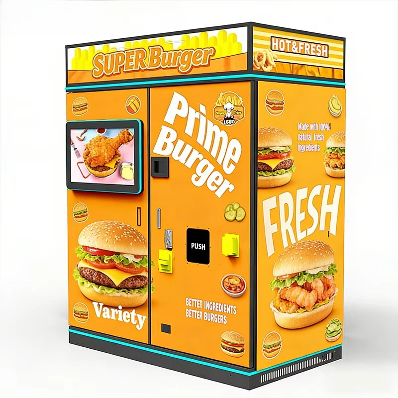Özelleştirilmiş Fast Food Otom - Meal Prep Vending Machine incelemesi ve fiyatı