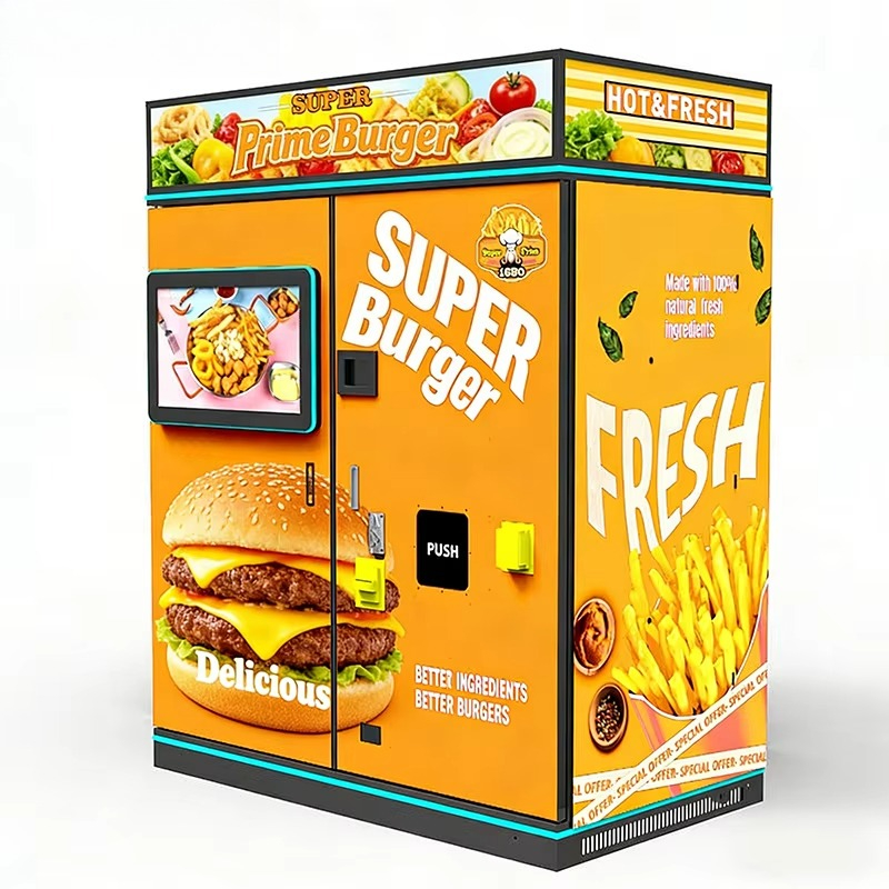 Özelleştirilmiş Fast Food Otom - Meal Prep Vending Machine incelemesi ve fiyatı