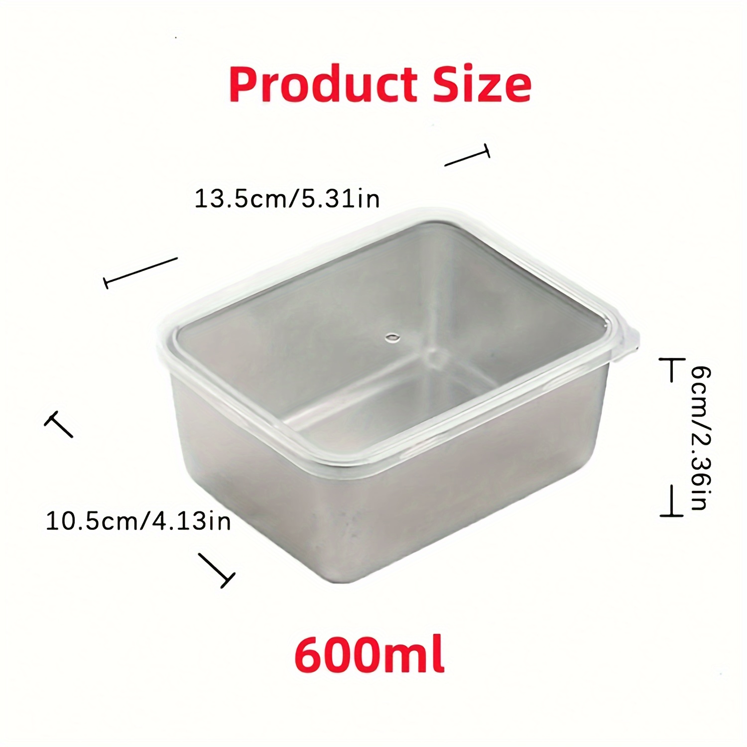 6 parçalı paslanmaz çelik gıda - Meal Prep Tupperware incelemesi ve fiyatı