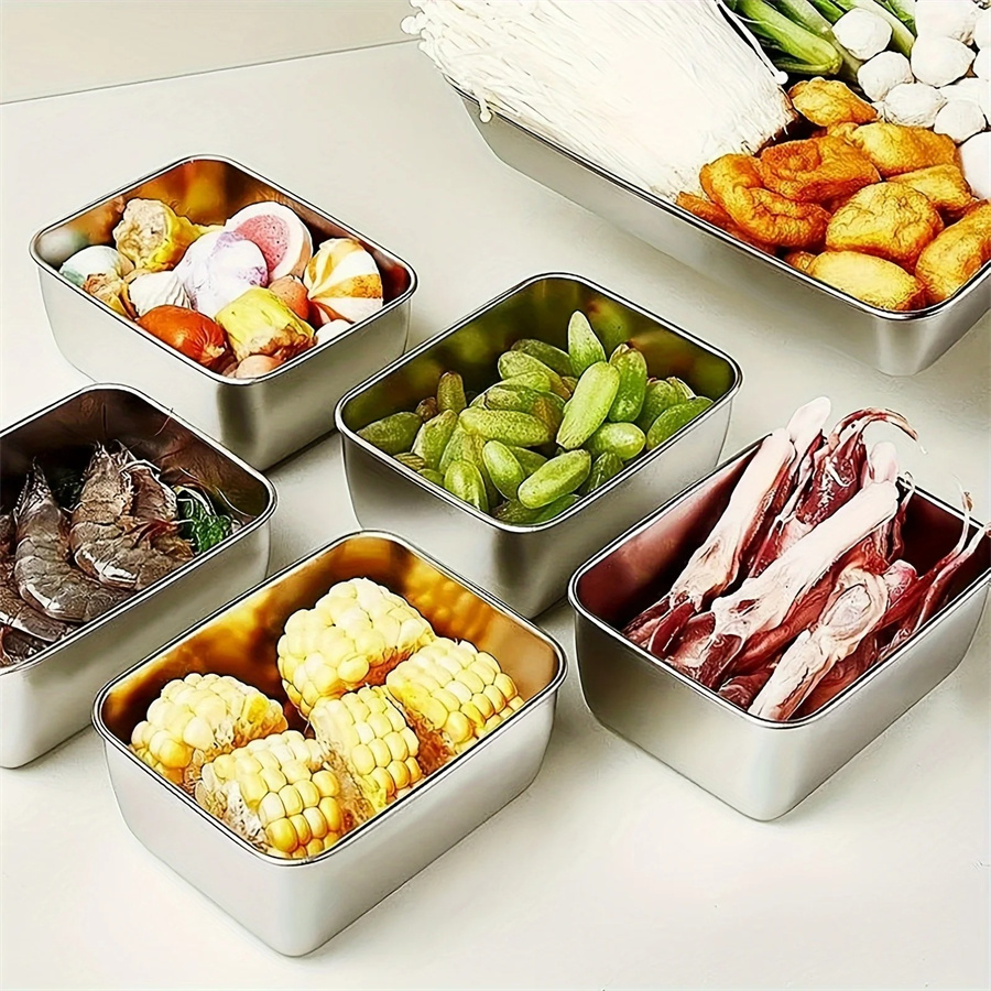 1/3/5 adet paslanmaz çelik gıd - Meal Prep Tupperware incelemesi ve fiyatı