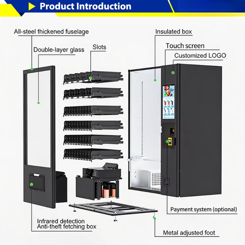 Akıllı Otomatik Satış Makinesi - Meal Prep Vending Machine incelemesi ve fiyatı