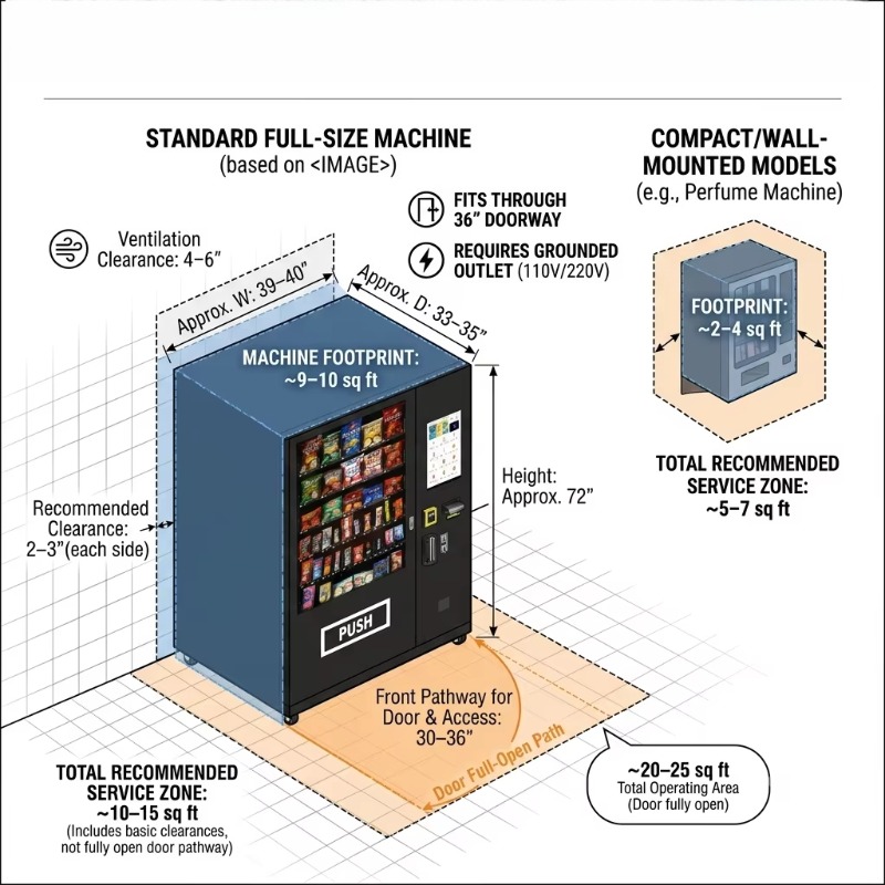 Akıllı Otomatik Satış Makinesi - Meal Prep Vending Machine incelemesi ve fiyatı